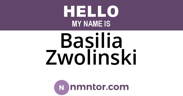 Basilia Zwolinski