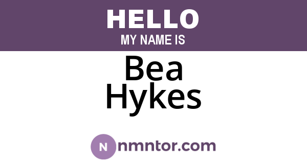 Bea Hykes