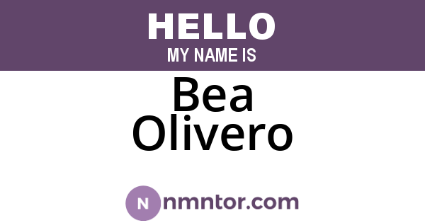 Bea Olivero
