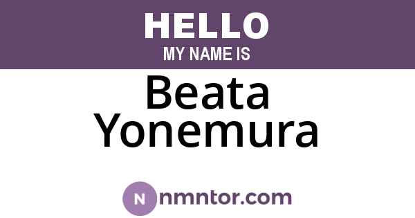 Beata Yonemura