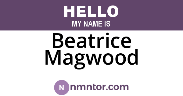 Beatrice Magwood