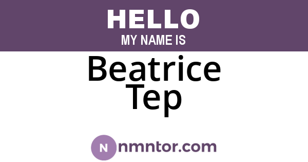 Beatrice Tep