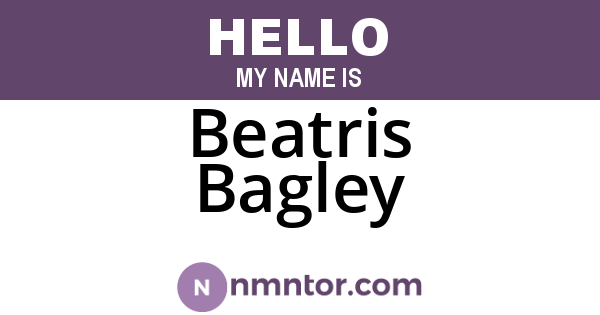 Beatris Bagley