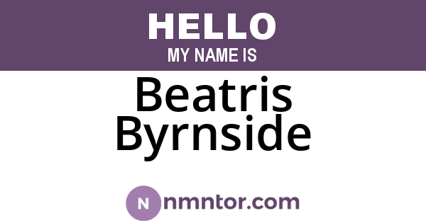 Beatris Byrnside