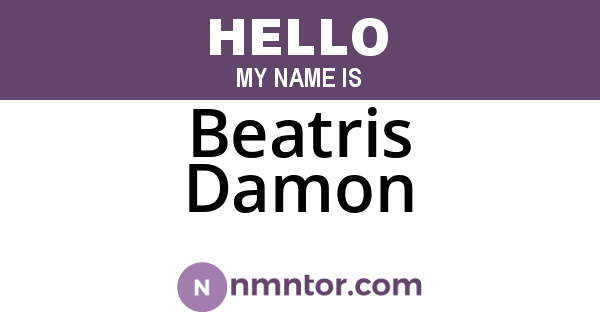 Beatris Damon
