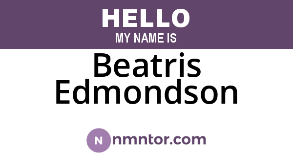 Beatris Edmondson