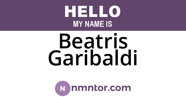 Beatris Garibaldi