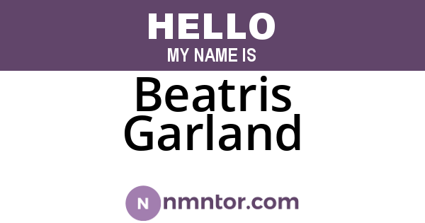 Beatris Garland