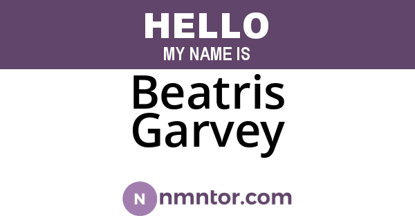 Beatris Garvey