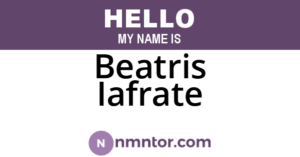 Beatris Iafrate