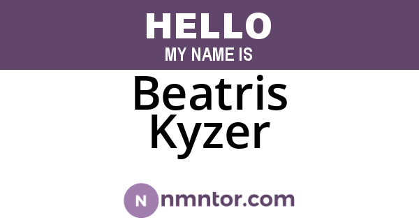 Beatris Kyzer
