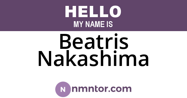 Beatris Nakashima