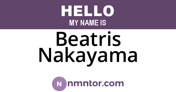 Beatris Nakayama