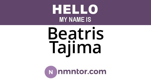 Beatris Tajima