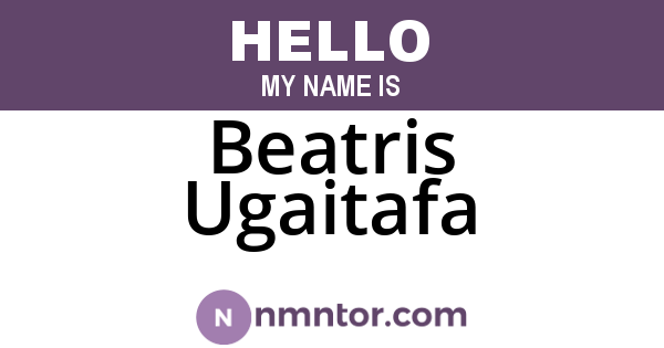 Beatris Ugaitafa