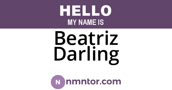 Beatriz Darling