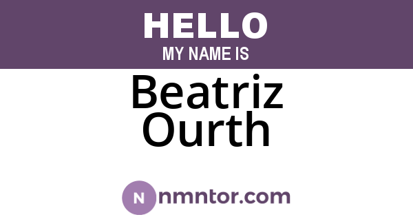Beatriz Ourth