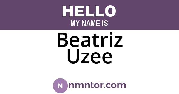 Beatriz Uzee