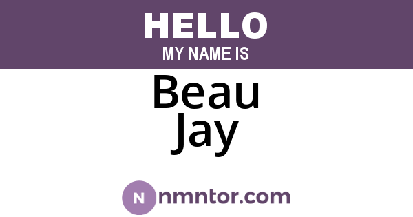 Beau Jay