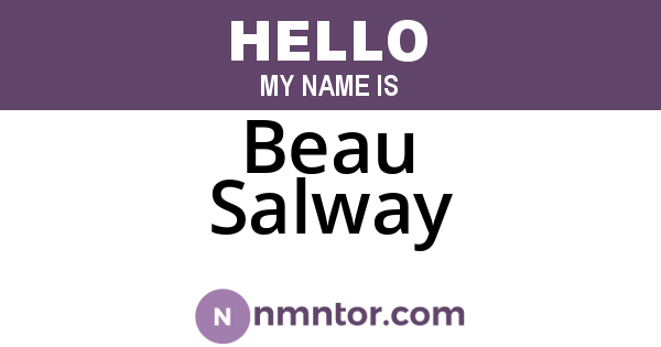 Beau Salway