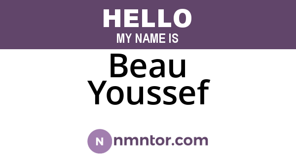 Beau Youssef