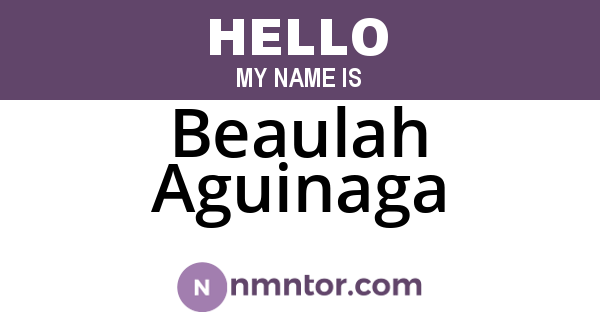 Beaulah Aguinaga