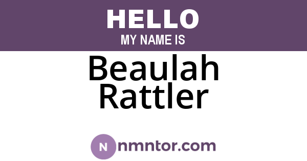 Beaulah Rattler