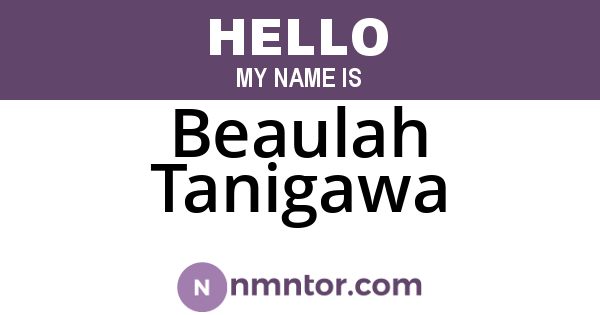 Beaulah Tanigawa