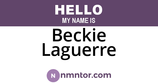 Beckie Laguerre