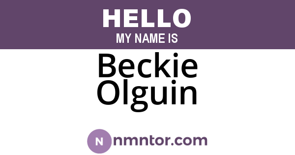 Beckie Olguin