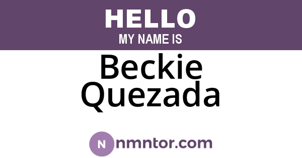 Beckie Quezada