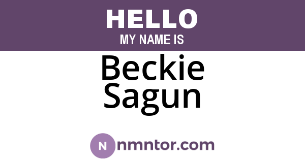 Beckie Sagun