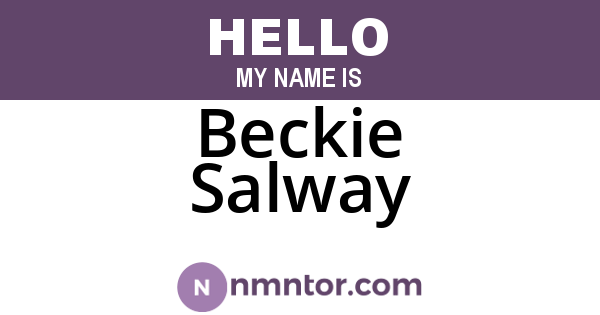 Beckie Salway