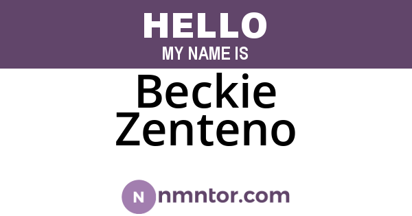 Beckie Zenteno