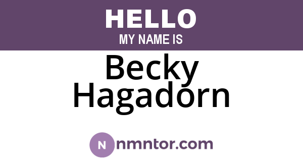 Becky Hagadorn