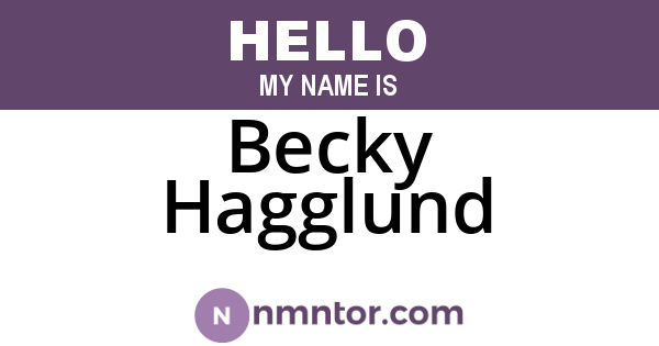 Becky Hagglund