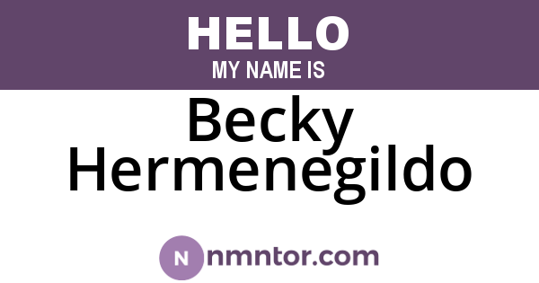 Becky Hermenegildo