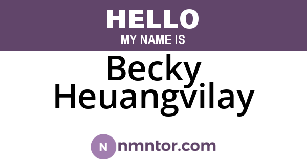 Becky Heuangvilay