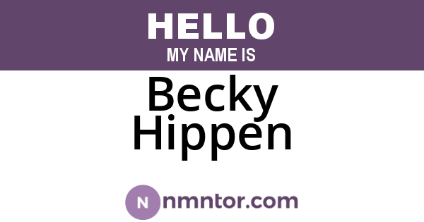 Becky Hippen
