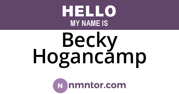 Becky Hogancamp