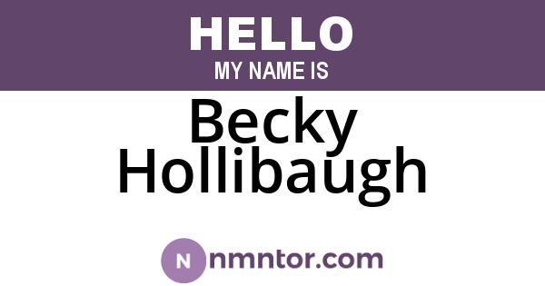 Becky Hollibaugh