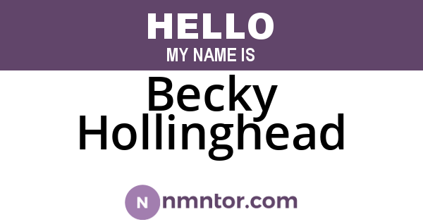 Becky Hollinghead