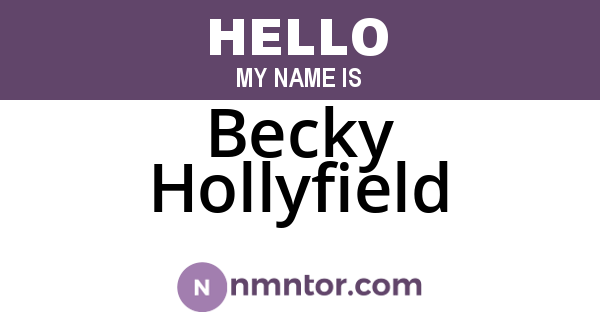 Becky Hollyfield