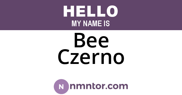 Bee Czerno