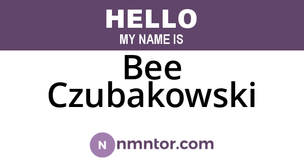 Bee Czubakowski