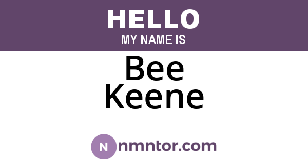 Bee Keene