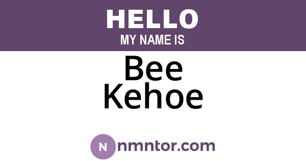 Bee Kehoe