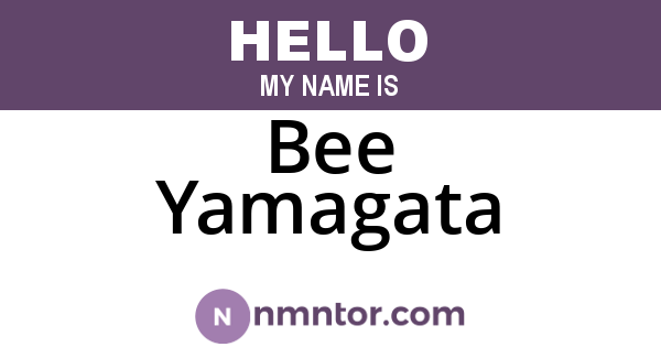 Bee Yamagata