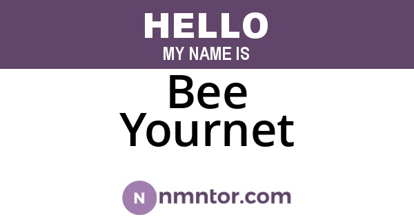 Bee Yournet
