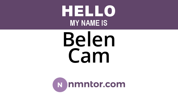 Belen Cam